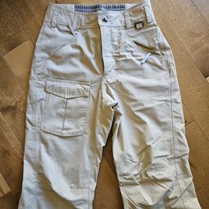 Women's Tan Ski Snowboard Pants EUC Helly Hansen